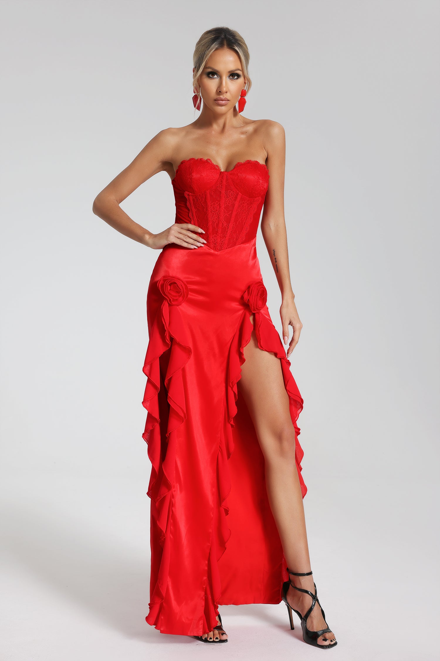 Melissa-Strapless-Flounced-Maxi-Dress-2