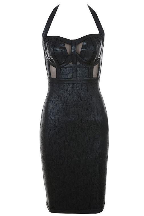 halter-neck-black-metallic-bandage-dress-dresses-bellabarnett-726315
